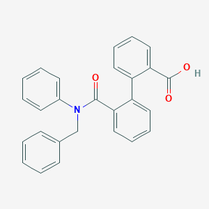 2'-[(Benzylanilino)carbonyl][1,1'-biphenyl]-2-carboxylic acid