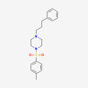 molecular formula C20H26N2O2S B3443262 1-[(4-methylphenyl)sulfonyl]-4-(3-phenylpropyl)piperazine 