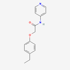 molecular formula C15H16N2O2 B3443282 2-(4-ethylphenoxy)-N-4-pyridinylacetamide 
