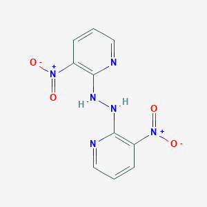 molecular formula C10H8N6O4 B344330 3-Nitro-2-(2-{3-nitro-2-pyridinyl}hydrazino)pyridine 
