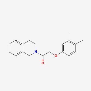 molecular formula C19H21NO2 B3443304 2-[(3,4-dimethylphenoxy)acetyl]-1,2,3,4-tetrahydroisoquinoline 