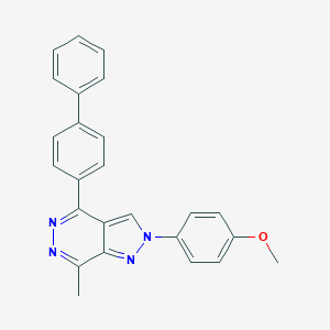 molecular formula C25H20N4O B344369 2-(4-Methoxyphenyl)-7-methyl-4-(4-phenylphenyl)pyrazolo[3,4-d]pyridazine 