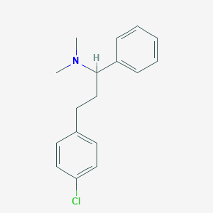 B034439 3-(4-chlorophenyl)-N,N-dimethyl-1-phenylpropan-1-amine CAS No. 100427-87-0