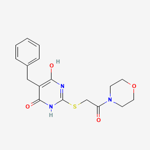 5-benzyl-6-hydroxy-2-{[2-(4-morpholinyl)-2-oxoethyl]thio}-4(3H)-pyrimidinone