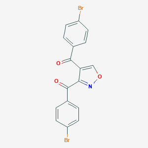 molecular formula C17H9Br2NO3 B344413 [3-(4-Bromobenzoyl)-4-isoxazolyl](4-bromophenyl)methanone 