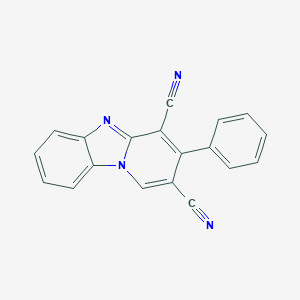molecular formula C19H10N4 B344431 3-Phenylpyrido[1,2-a]benzimidazole-2,4-dicarbonitrile 
