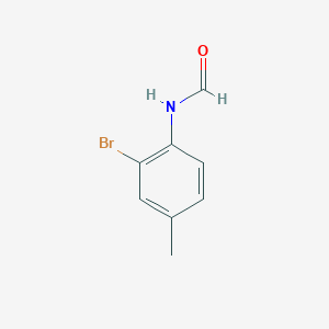 molecular formula C8H8BrNO B344435 N-(2-bromo-4-methylphenyl)formamide 