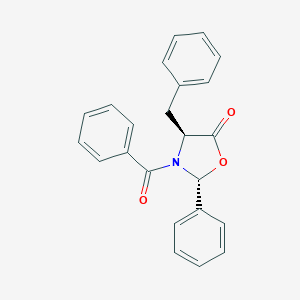 molecular formula C23H19NO3 B344438 (2R)-2alpha-Phenyl-3-benzoyl-4beta-benzyloxazolidin-5-one 