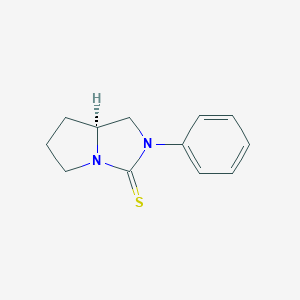 molecular formula C12H14N2S B344447 2-phenylhexahydro-3H-pyrrolo[1,2-c]imidazole-3-thione 