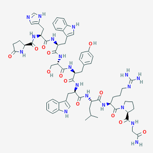 molecular formula C64H82N18O13 B344507 曲普瑞林 CAS No. 57773-63-4