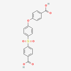 molecular formula C20H14O7S B3445408 4-{[4-(4-carboxyphenoxy)phenyl]sulfonyl}benzoic acid 