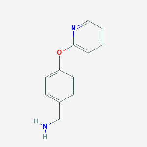 molecular formula C12H12N2O B344542 (4-Pyridin-2-yloxyphenyl)methanamine CAS No. 270260-34-9