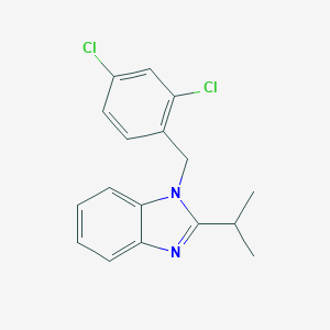 1-[(2,4-Dichlorophenyl)methyl]-2-propan-2-ylbenzimidazole