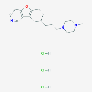 B034455 8-[3-(4-Methyl-1-piperazinyl)propyl]-6,7,8,9-tetrahydro[1]benzofuro[3,2-c]pyridine trihydrochloride CAS No. 100427-91-6