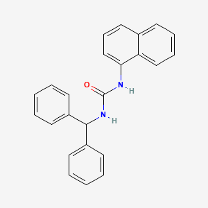 molecular formula C24H20N2O B3445684 N-(diphenylmethyl)-N'-1-naphthylurea CAS No. 380217-84-5