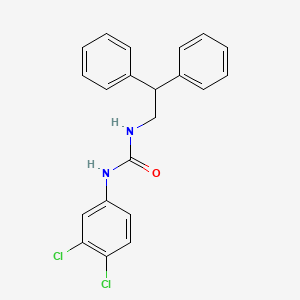 molecular formula C21H18Cl2N2O B3445691 N-(3,4-dichlorophenyl)-N'-(2,2-diphenylethyl)urea 