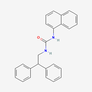molecular formula C25H22N2O B3445695 N-(2,2-diphenylethyl)-N'-1-naphthylurea 