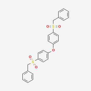 molecular formula C26H22O5S2 B3445713 1,1'-oxybis[4-(benzylsulfonyl)benzene] 