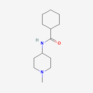 molecular formula C13H24N2O B3445795 N-(1-methyl-4-piperidinyl)cyclohexanecarboxamide 
