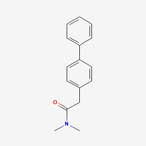 molecular formula C16H17NO B3445852 2-(4-biphenylyl)-N,N-dimethylacetamide 