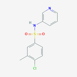 molecular formula C12H11ClN2O2S B344598 4-Chloro-3-methyl-N-(3-pyridinyl)benzenesulfonamide CAS No. 332388-71-3