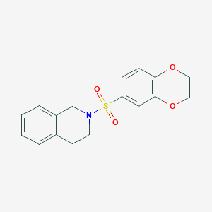 2-(2,3-Dihydro-1,4-benzodioxin-6-ylsulfonyl)-1,2,3,4-tetrahydroisoquinoline