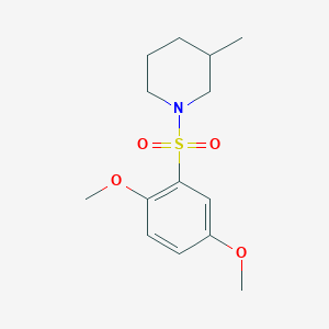 1-(2,5-Dimethoxy-benzenesulfonyl)-3-methyl-piperidine