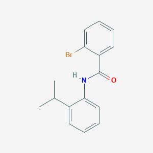 molecular formula C16H16BrNO B344628 2-Bromo-N-(2-isopropyl-phenyl)-benzamide CAS No. 303990-24-1