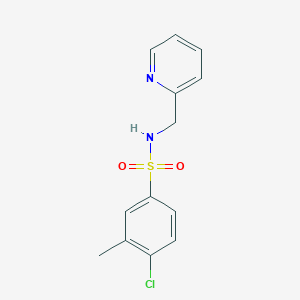 [(4-Chloro-3-methylphenyl)sulfonyl](2-pyridylmethyl)amine