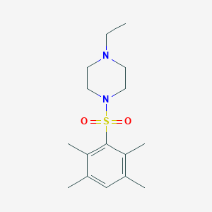 1-Ethyl-4-((2,3,5,6-tetramethylphenyl)sulfonyl)piperazine