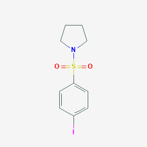 molecular formula C10H12INO2S B344655 1-(4-Iodophenyl)sulfonylpyrrolidine CAS No. 167156-16-3