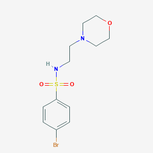 4-bromo-N-(2-morpholin-4-ylethyl)benzenesulfonamide