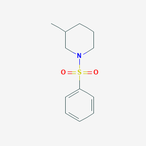 molecular formula C12H17NO2S B344657 3-甲基-1-(苯磺酰基)哌啶 CAS No. 332388-99-5