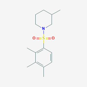 3-Methyl-1-[(2,3,4-trimethylphenyl)sulfonyl]piperidine