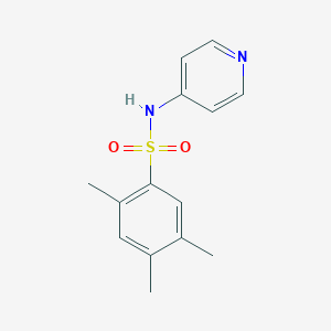 molecular formula C14H16N2O2S B344663 2,4,5-trimethyl-N-pyridin-4-ylbenzenesulfonamide CAS No. 433689-90-8