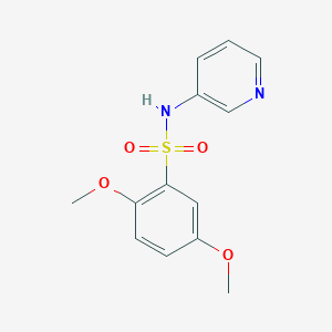 molecular formula C13H14N2O4S B344723 2,5-dimethoxy-N-pyridin-3-ylbenzenesulfonamide CAS No. 693270-38-1