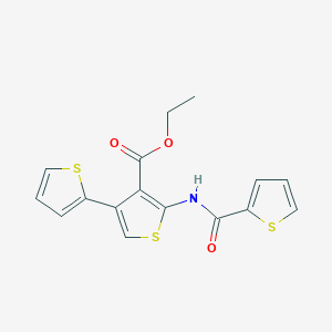 ethyl 5'-[(2-thienylcarbonyl)amino]-2,3'-bithiophene-4'-carboxylate