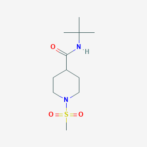 N-(tert-butyl)-1-(methylsulfonyl)-4-piperidinecarboxamide