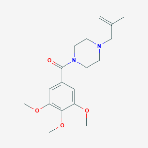 1-(2-Methyl-2-propenyl)-4-(3,4,5-trimethoxybenzoyl)piperazine