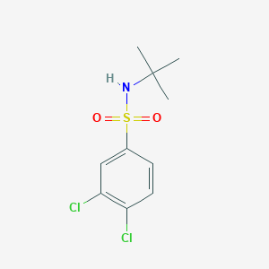 molecular formula C10H13Cl2NO2S B344746 N-tert-butyl-3,4-dichlorobenzenesulfonamide CAS No. 883022-47-7
