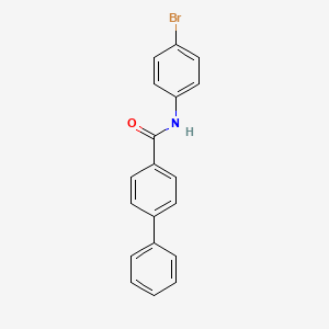 molecular formula C19H14BrNO B3447522 N-(4-bromophenyl)-4-biphenylcarboxamide 