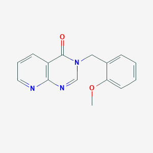 molecular formula C15H13N3O2 B3447707 3-(2-methoxybenzyl)pyrido[2,3-d]pyrimidin-4(3H)-one 