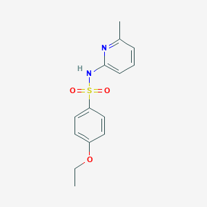 molecular formula C14H16N2O3S B344784 4-ethoxy-N-(6-methylpyridin-2-yl)benzene-1-sulfonamide CAS No. 899241-37-3