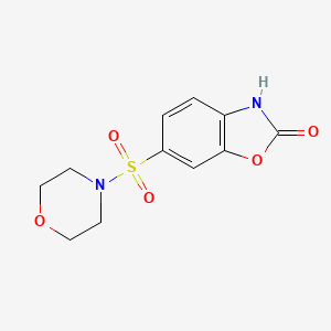 molecular formula C11H12N2O5S B3447953 6-(4-morpholinylsulfonyl)-1,3-benzoxazol-2(3H)-one 