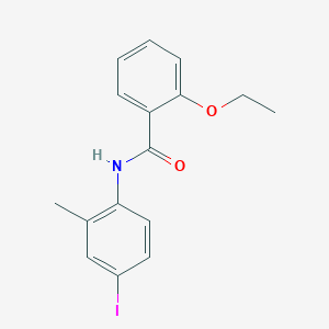 molecular formula C16H16INO2 B3447998 2-ethoxy-N-(4-iodo-2-methylphenyl)benzamide CAS No. 5557-24-4
