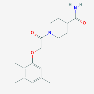 molecular formula C17H24N2O3 B3448095 1-[(2,3,5-trimethylphenoxy)acetyl]-4-piperidinecarboxamide 
