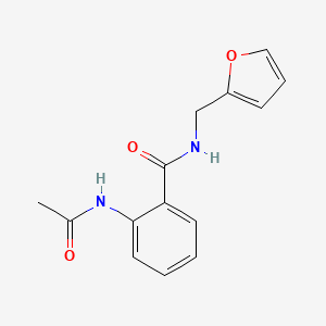 2-(acetylamino)-N-(2-furylmethyl)benzamide