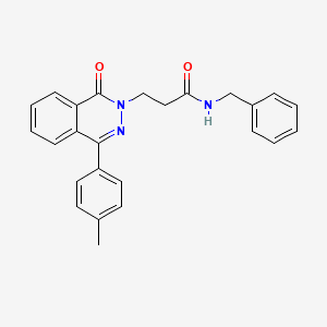 N-benzyl-3-[4-(4-methylphenyl)-1-oxo-2(1H)-phthalazinyl]propanamide