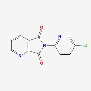 molecular formula C12H6ClN3O2 B3448429 6-(5-chloro-2-pyridinyl)-5H-pyrrolo[3,4-b]pyridine-5,7(6H)-dione 