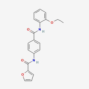 N-(4-{[(2-ethoxyphenyl)amino]carbonyl}phenyl)-2-furamide